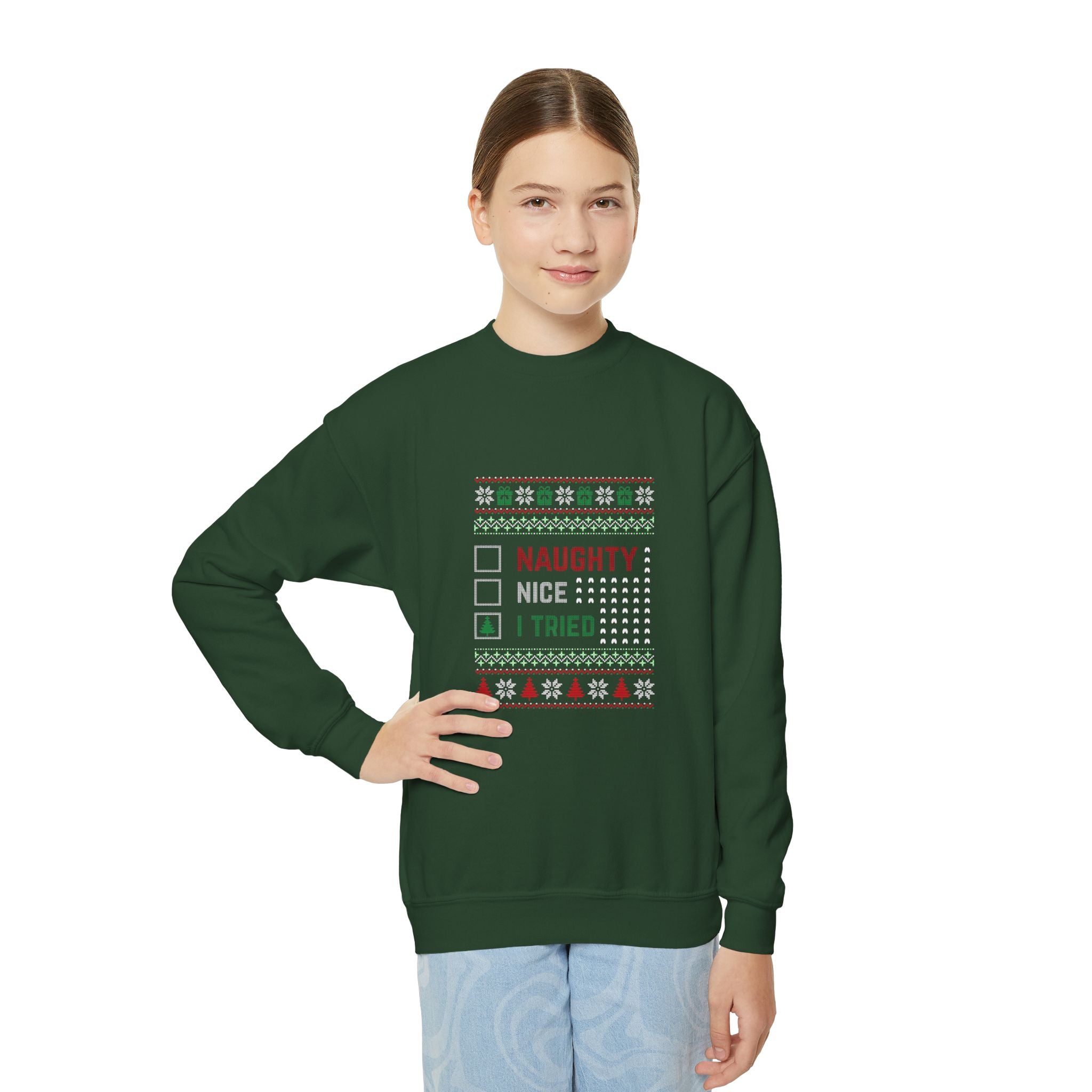 '' I tried '' Sweatshirt