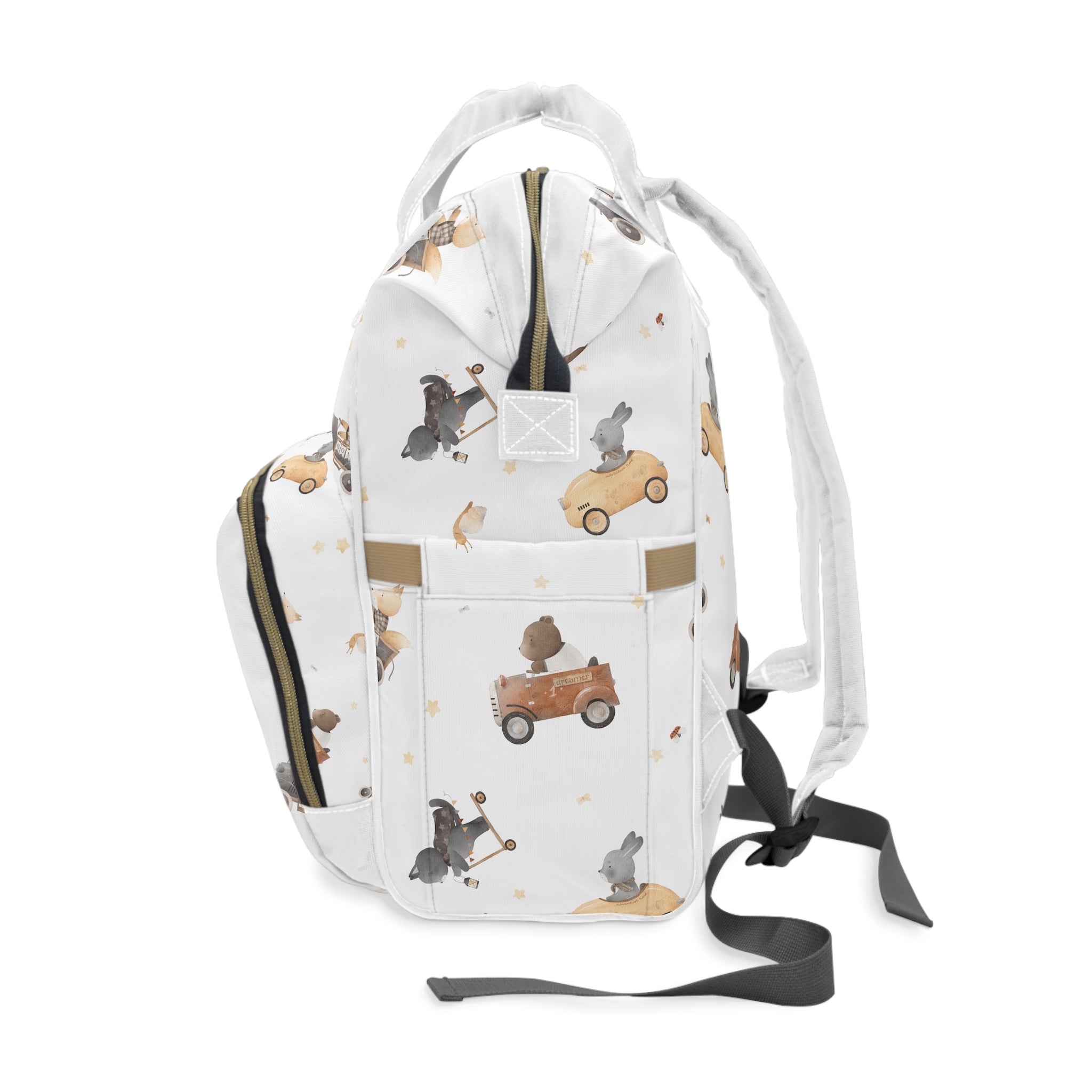 Animals Driving Diaper Backpack