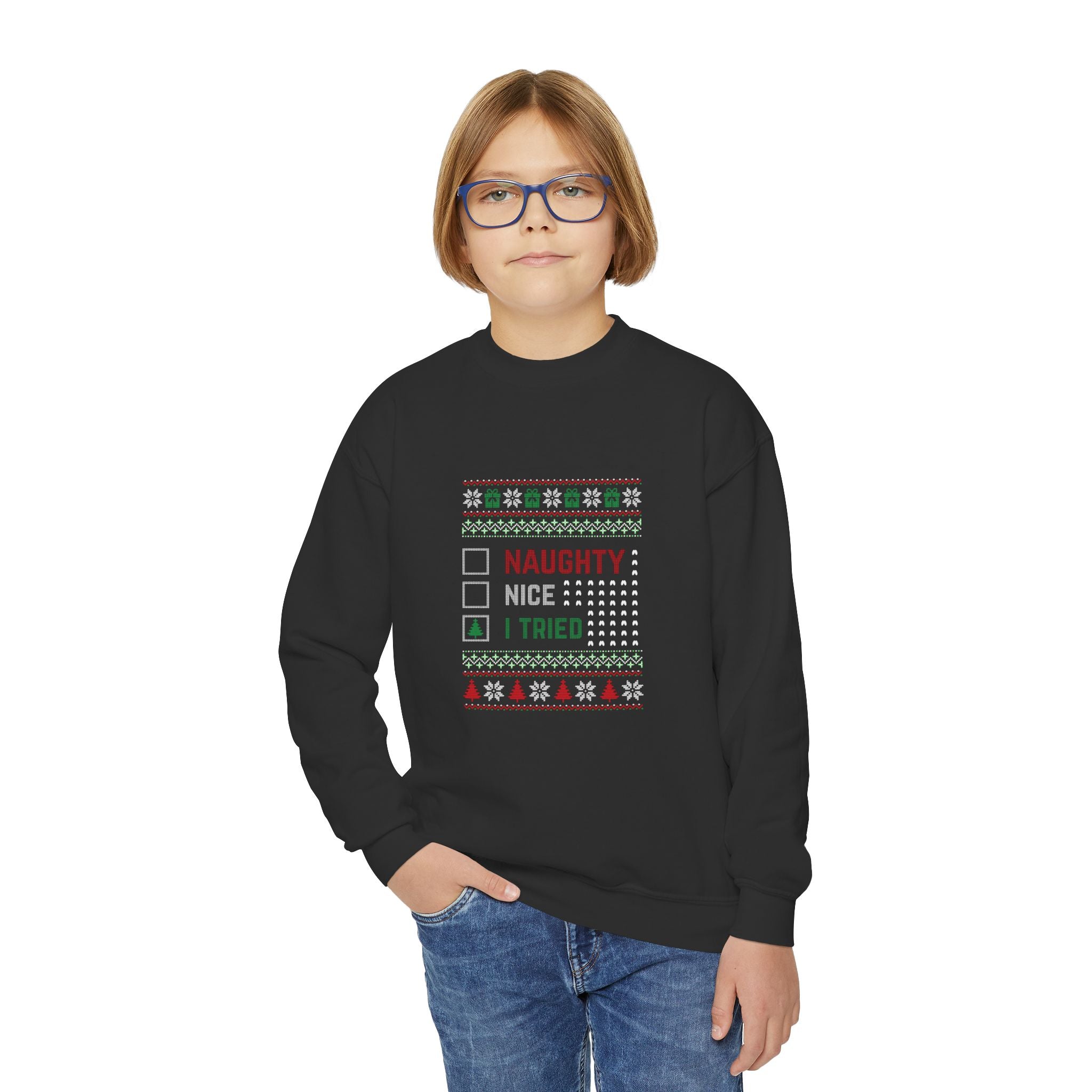 '' I tried '' Sweatshirt