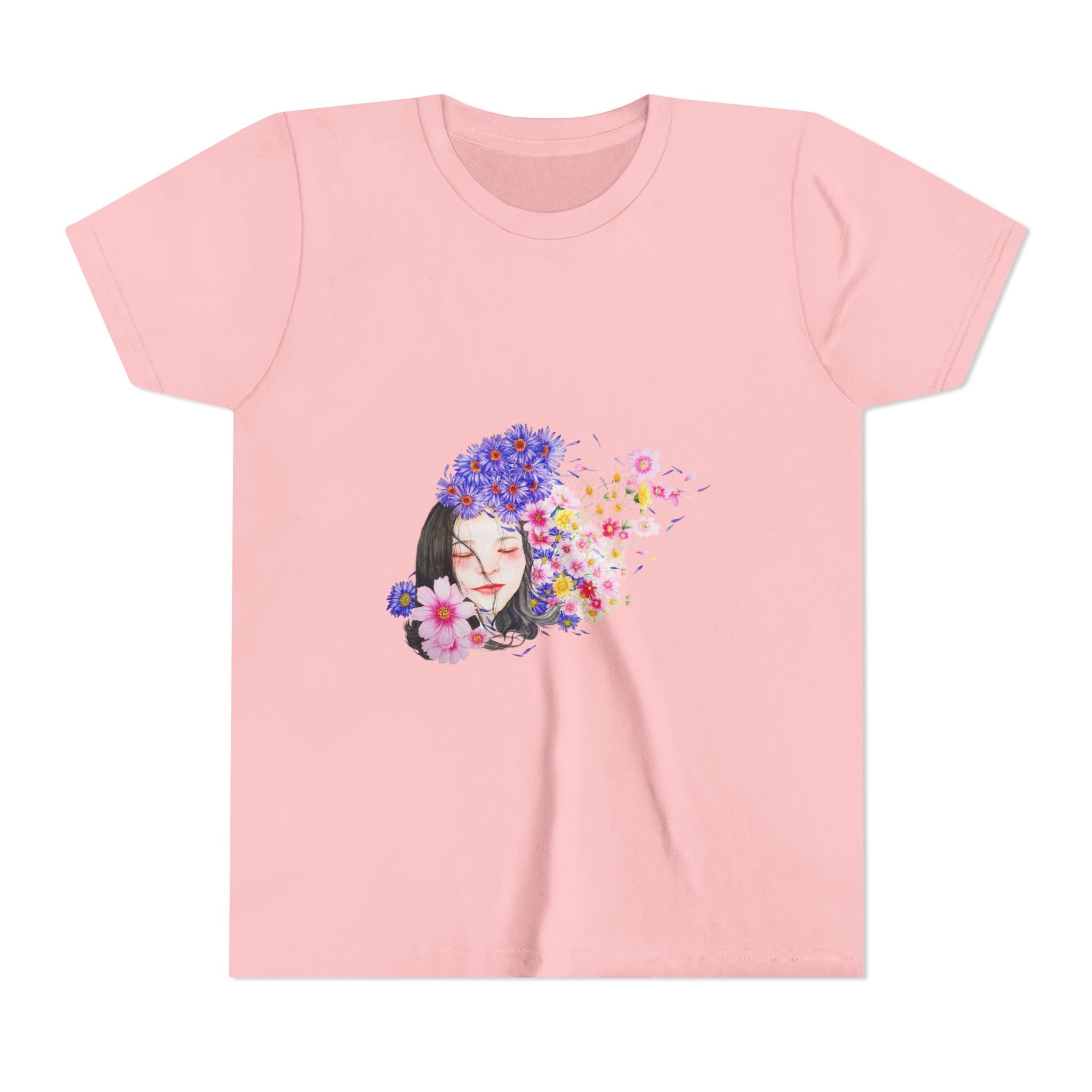 Girl With Flowers T-shirt