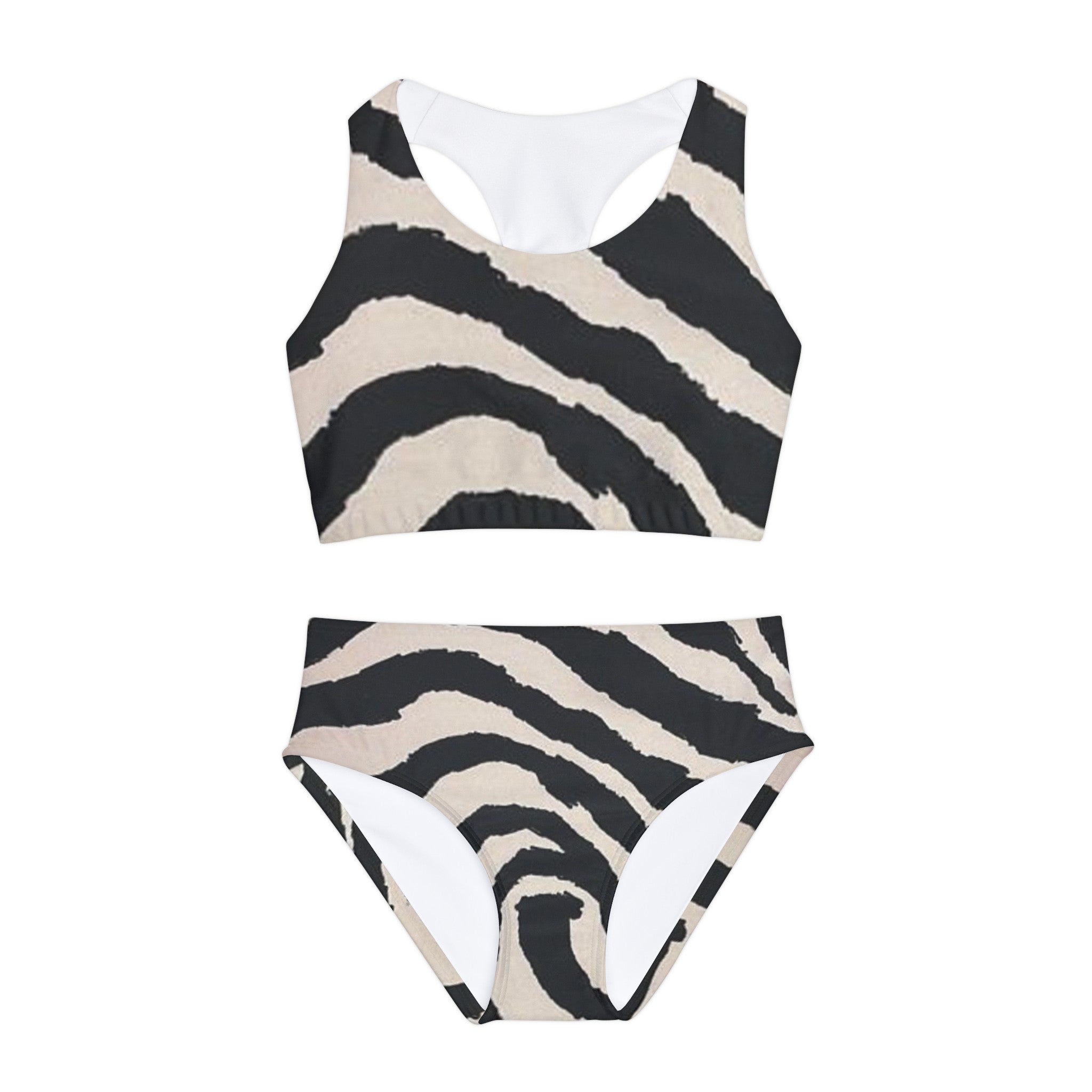 Zebra Stripes Swimwear |Safari Chic Bathing Suit |Wild Print One-Piece |Equus Swim Ensemble |Savanna Style Swimsuit |Monochrome Zebra Beachwear |Jungle Print Swimwear |Zebra Splash Suit |Black and White Safari Swimsuit |Bold Stripes Bathing Suit