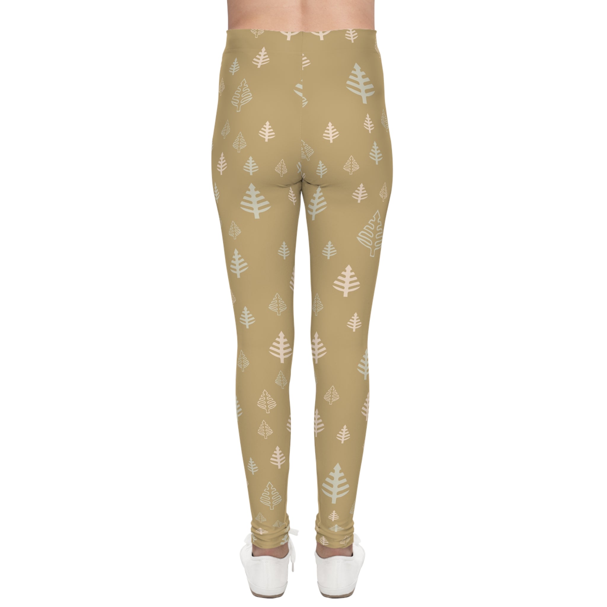 Gold Snowflakes Leggings