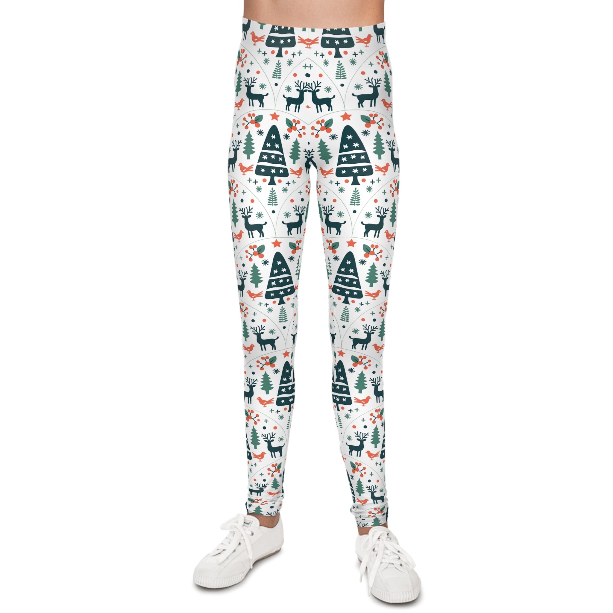 X-mas on Green Leggings