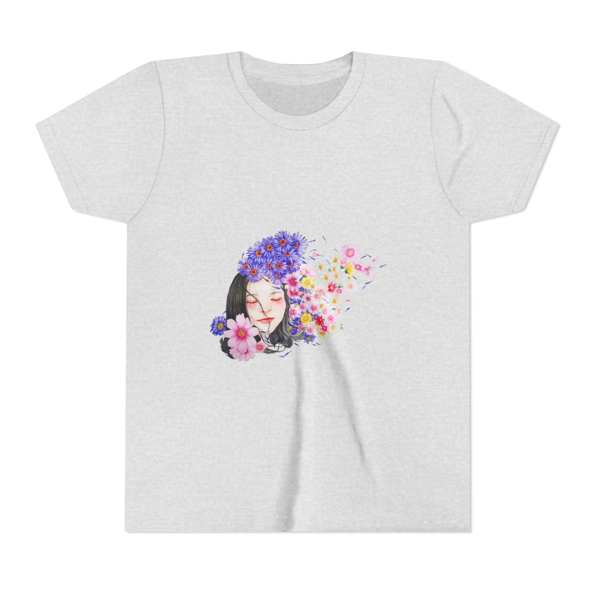 Girl With Flowers T-shirt
