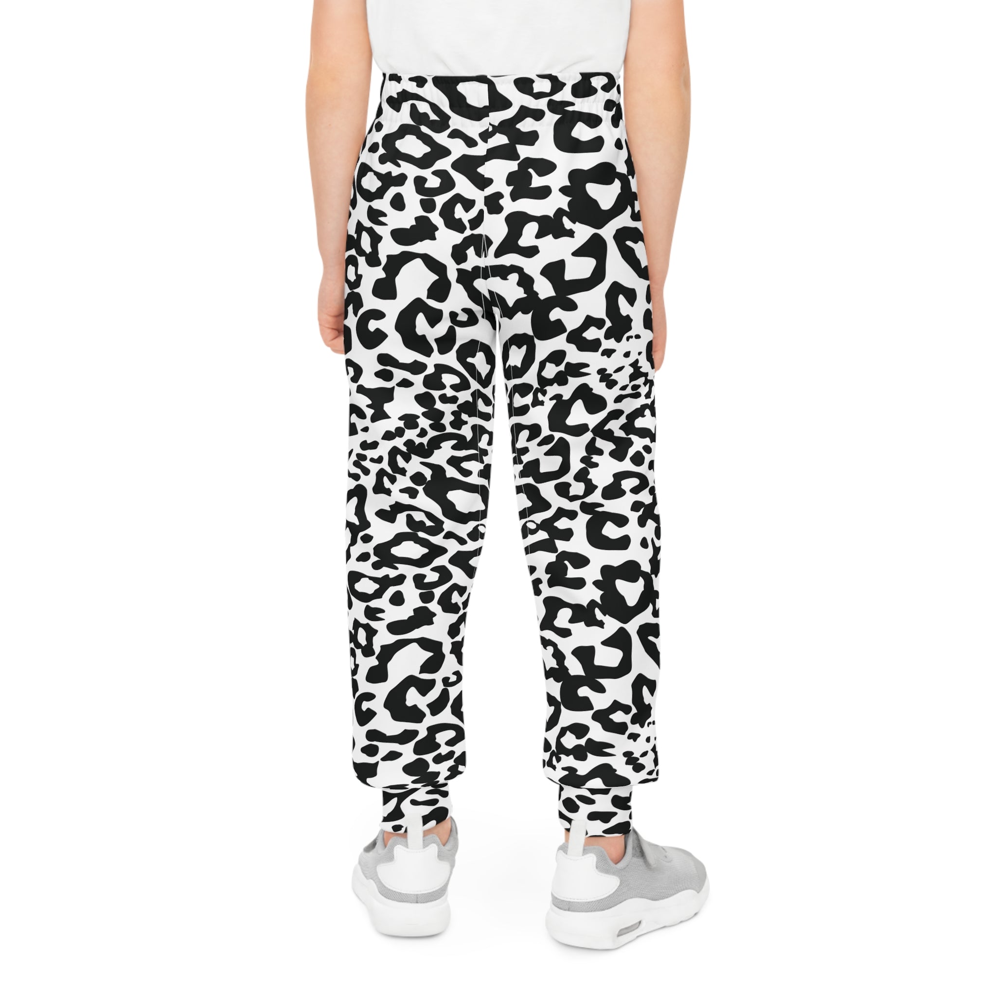 Black Leopard Joggers