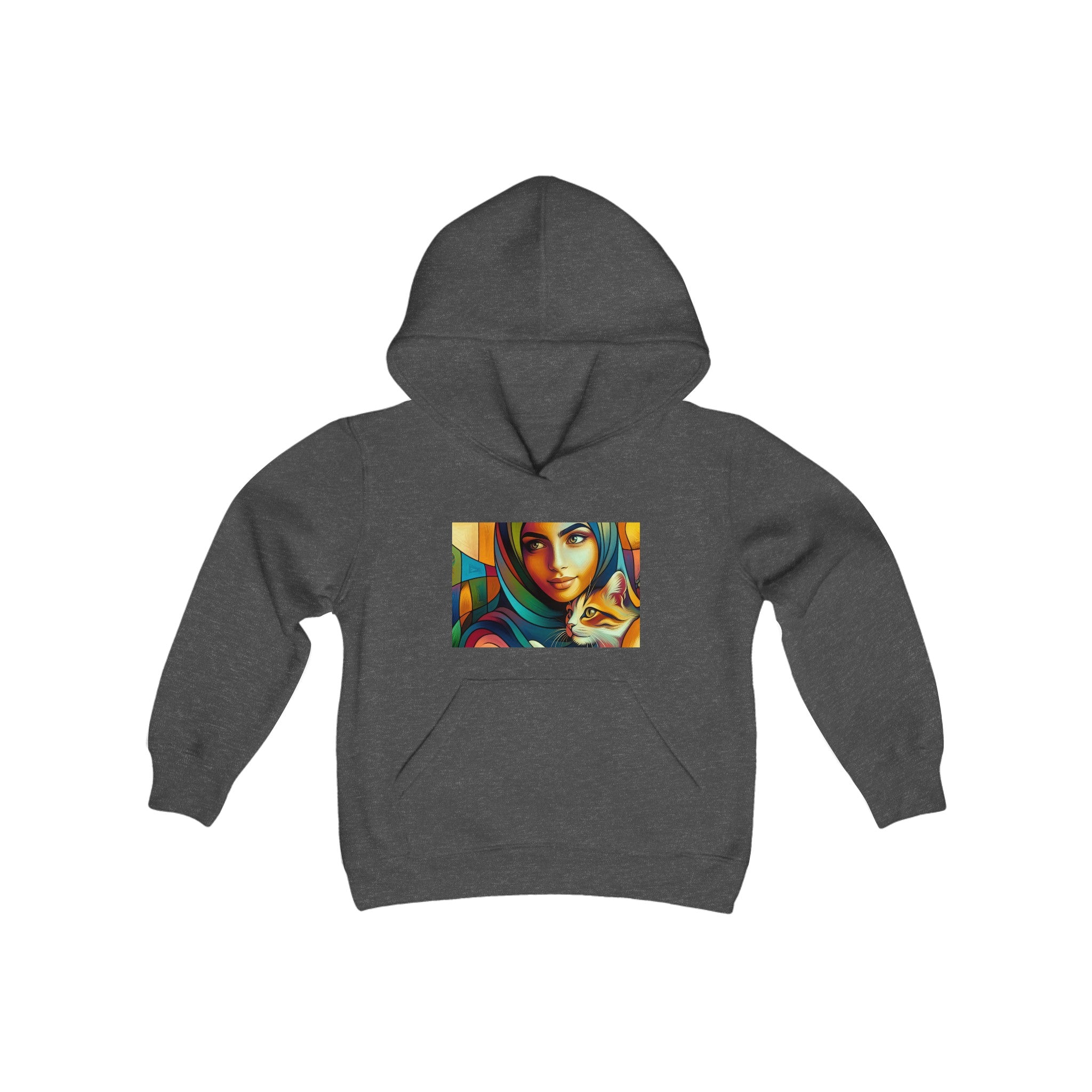 Girl with Cat Hoodie