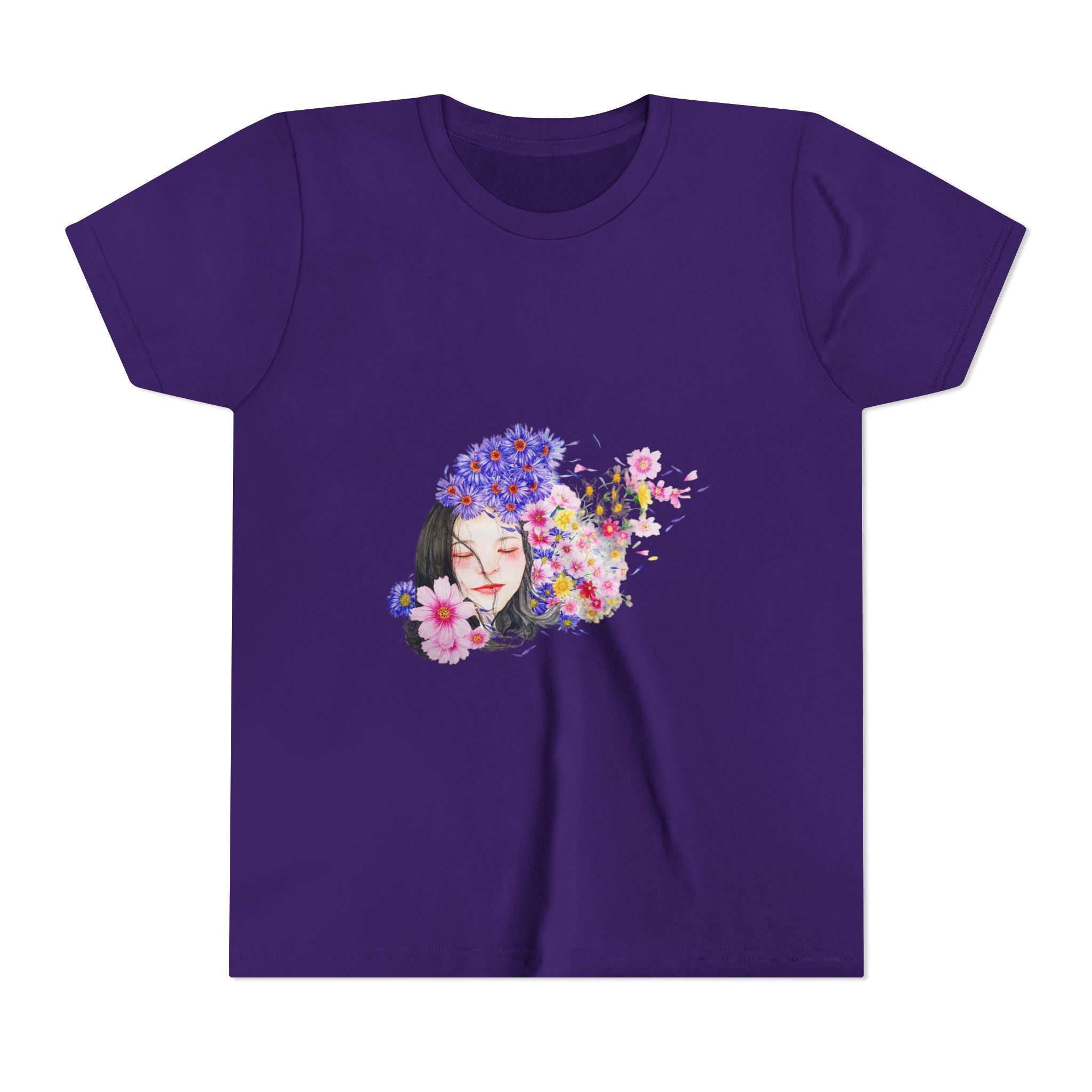 Girl With Flowers T-shirt
