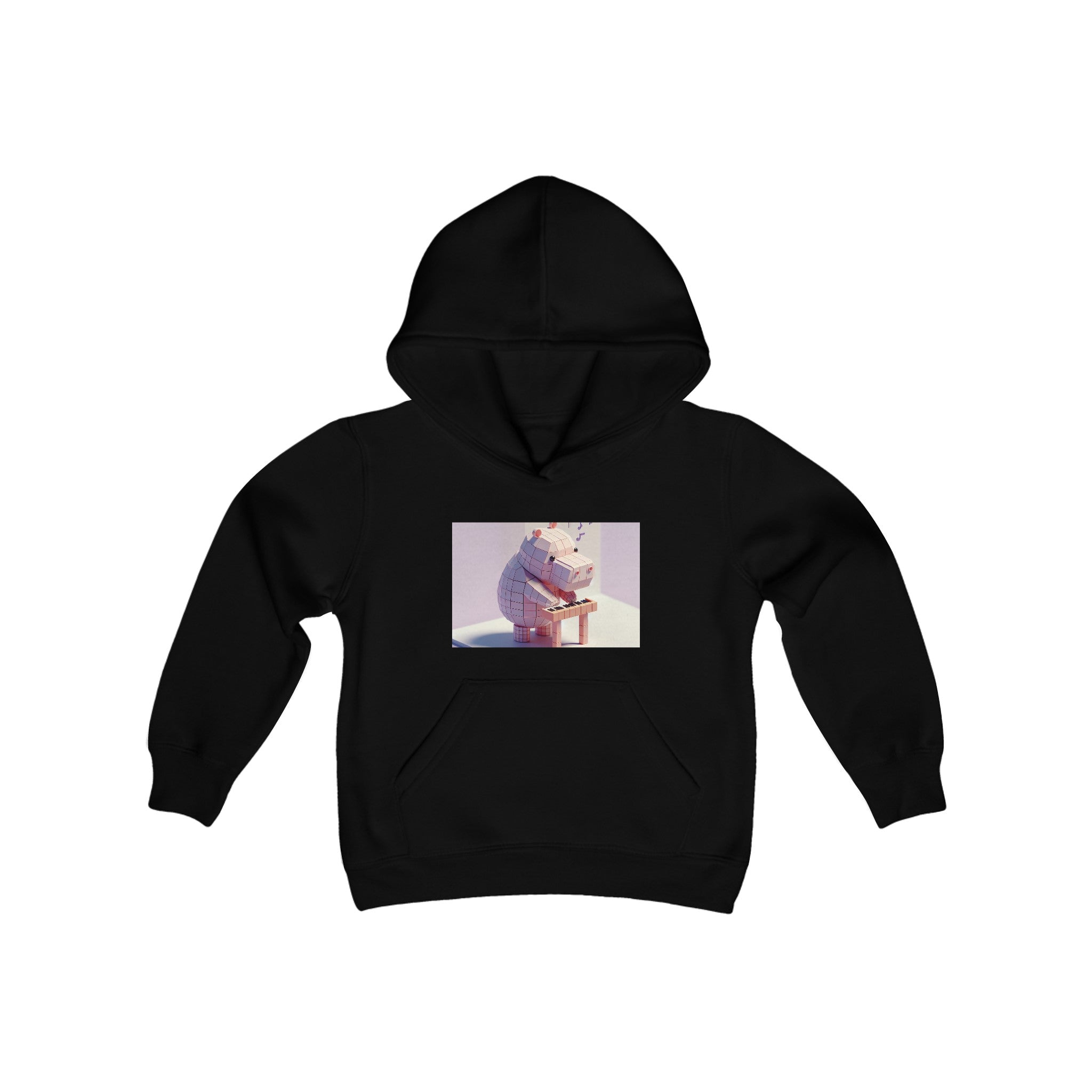 Hippo Piano Hoodie