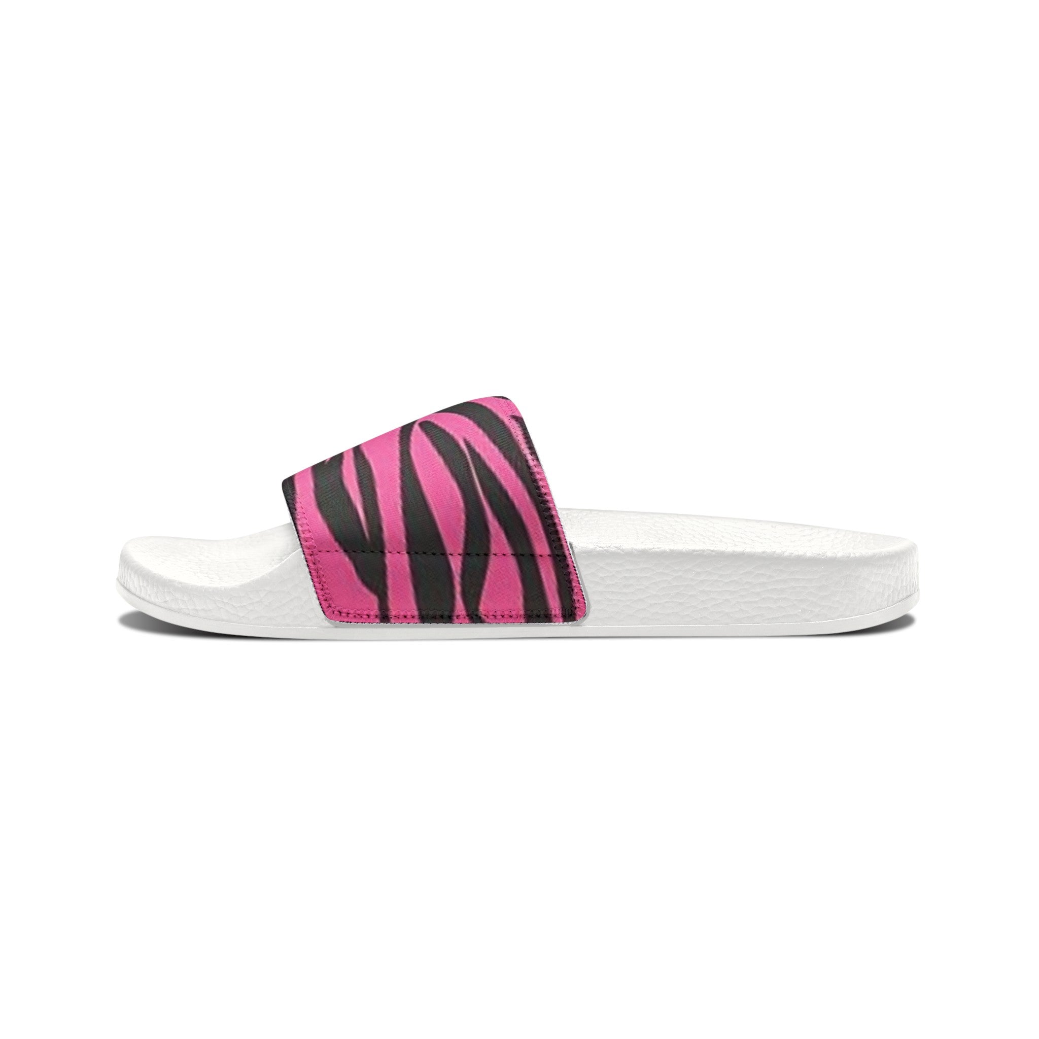 Pink Zebra Slide Sandals