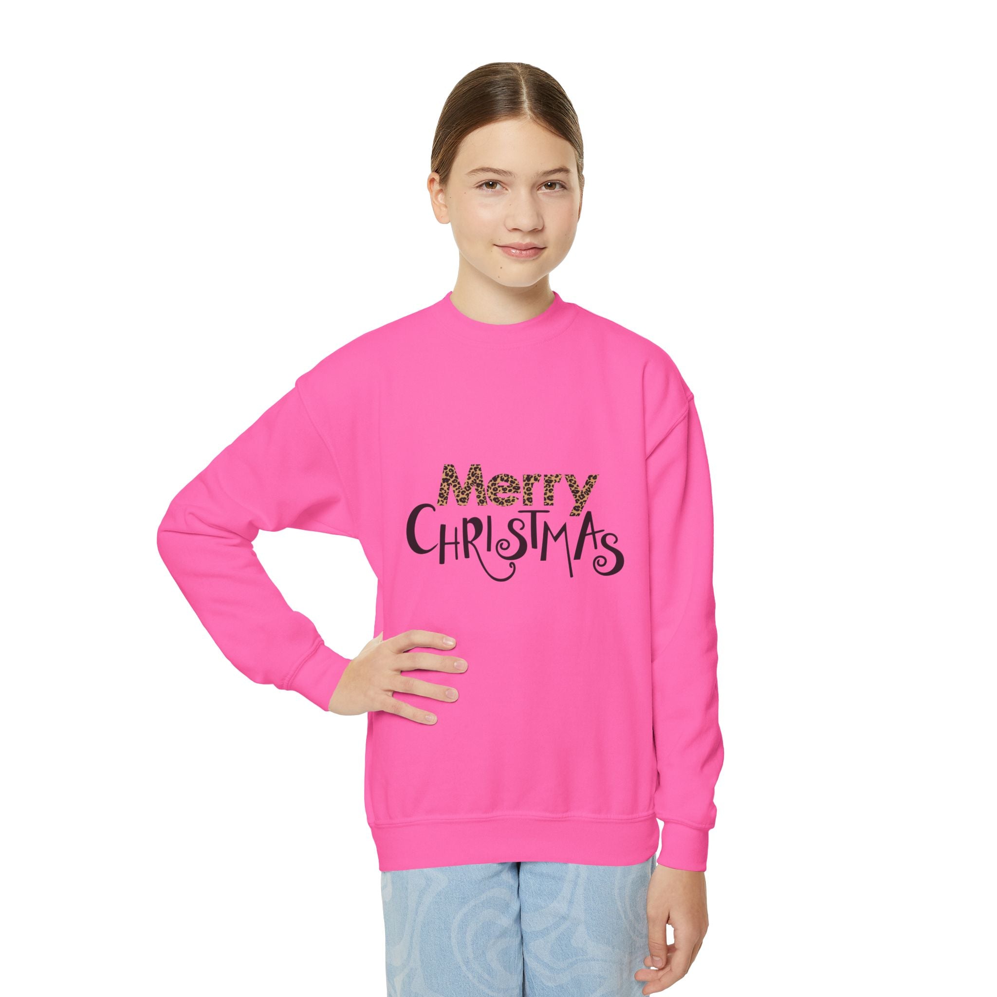 Pink Merry Christmas Sweatshirt
