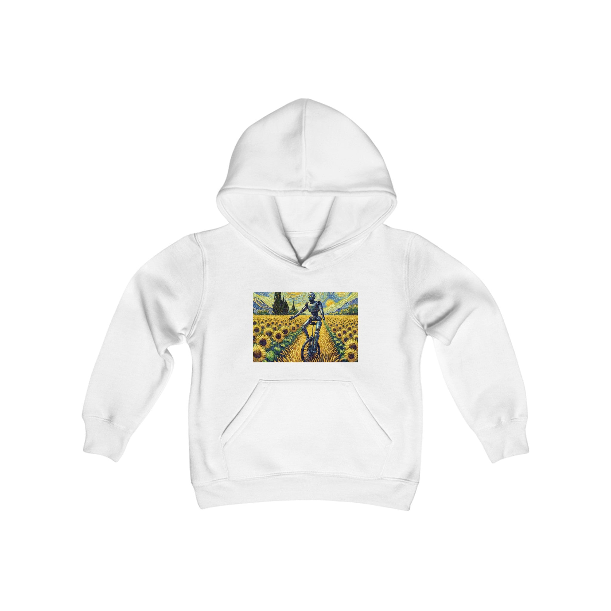 Vincent Van Gogh Robot Hoodie