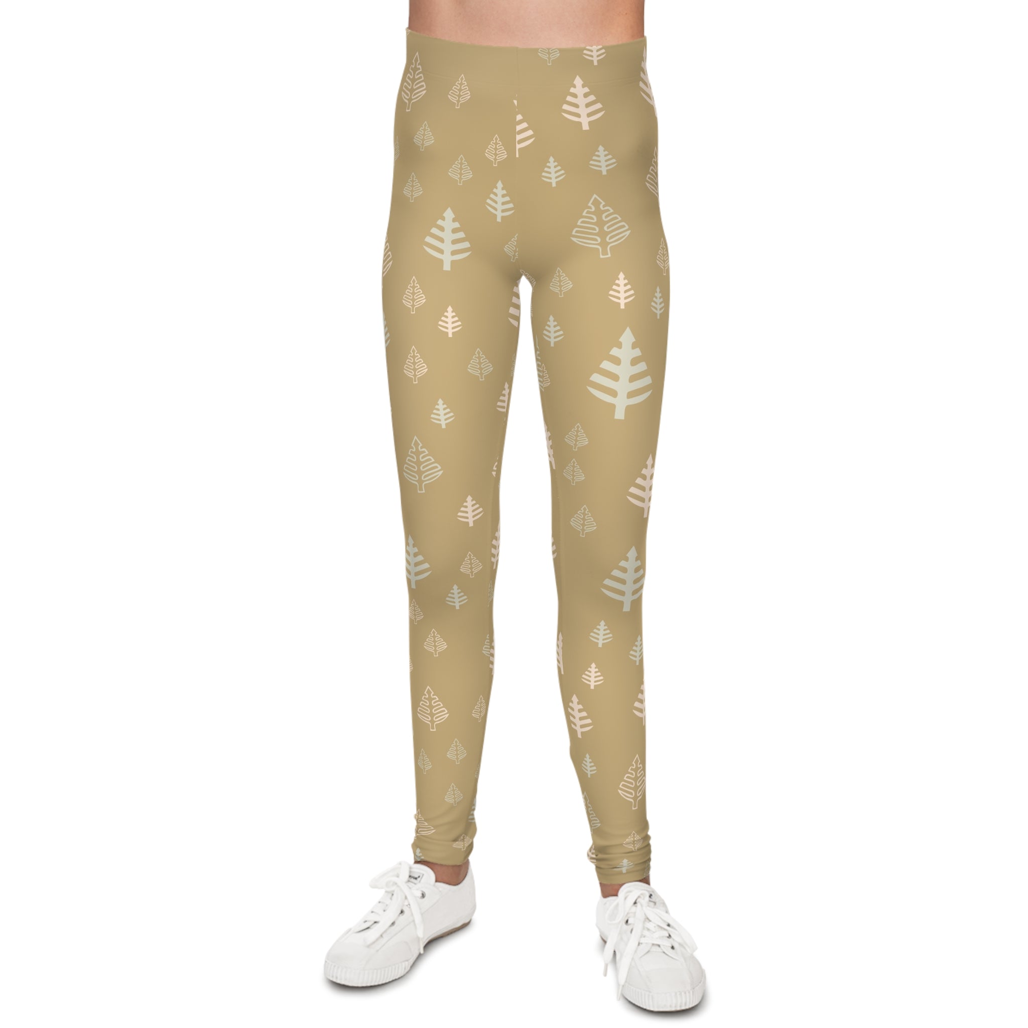 Gold Snowflakes Leggings